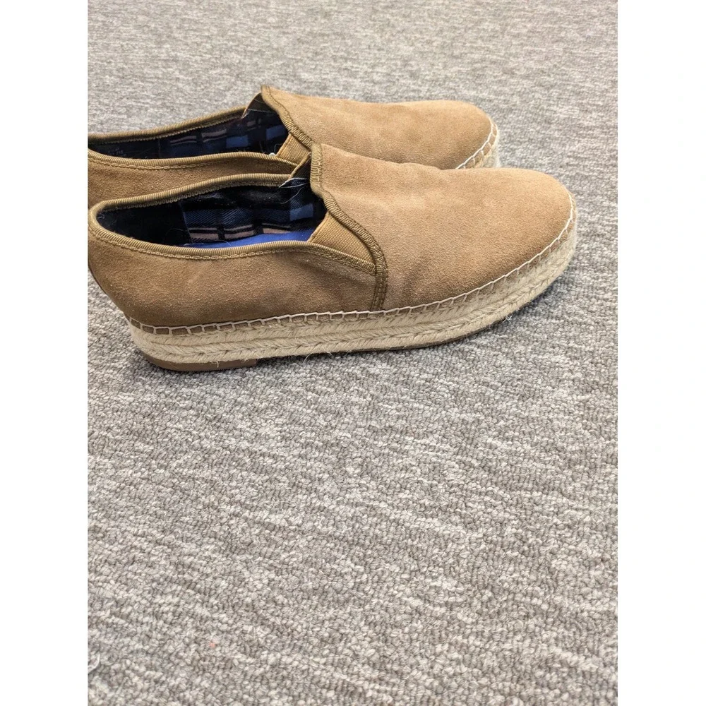 Blondo Women's Size‎ 6.5 Waterproof Suede Espadrille Slip On Loafers Tan